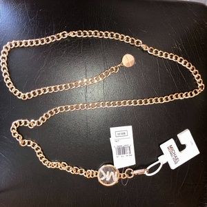 Micheal Kors Metal Chain Belt